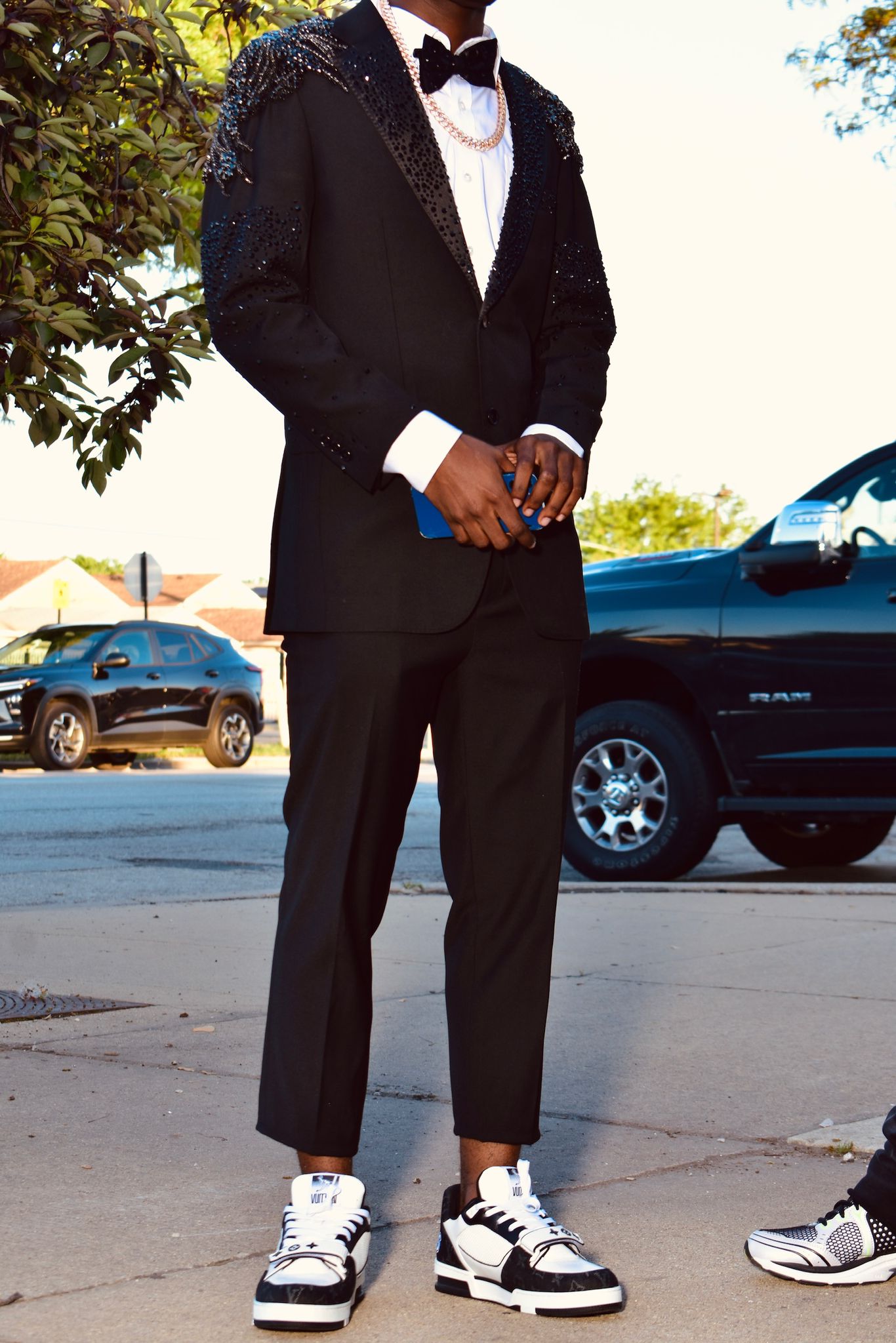 Fully custom diamond suit