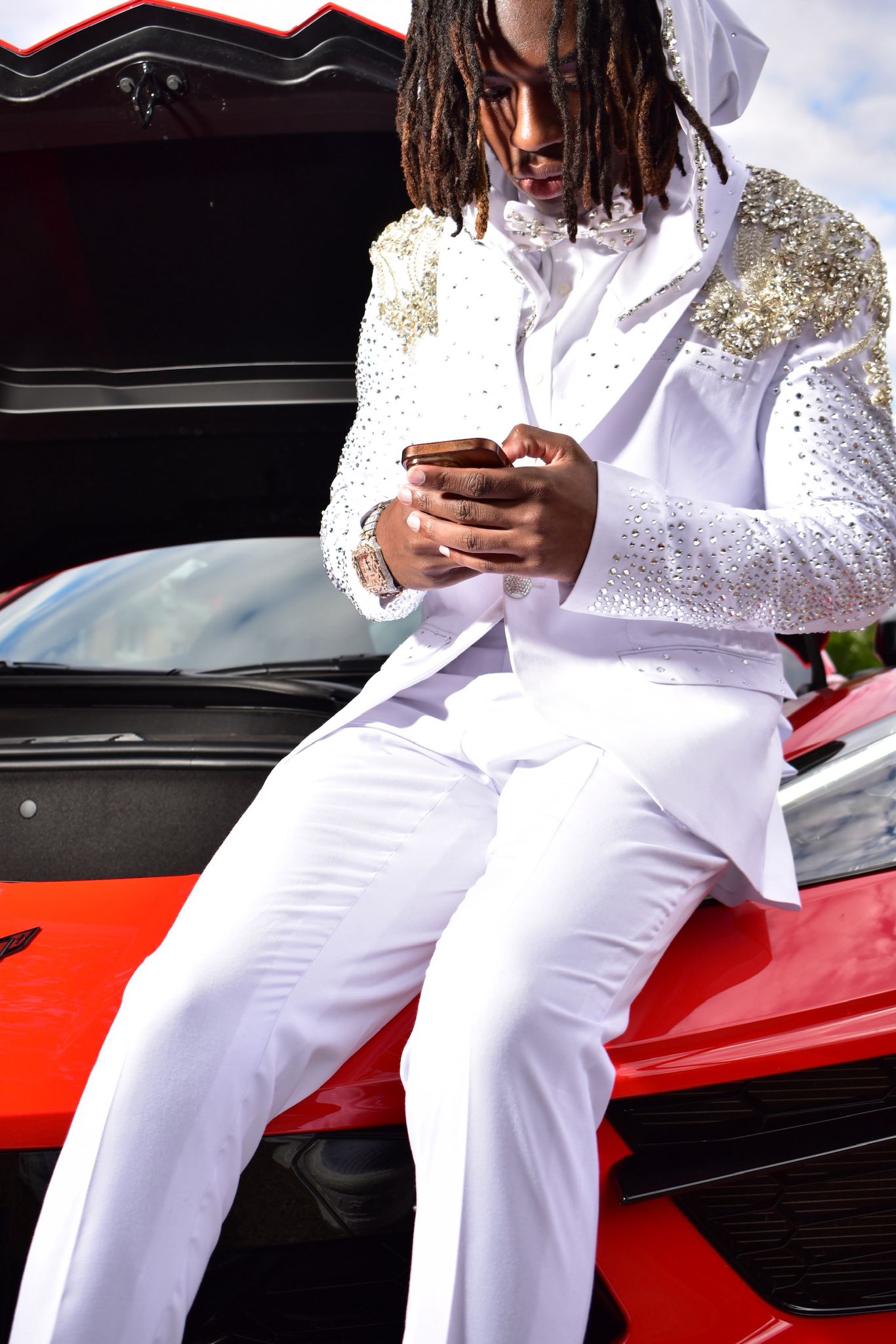 Fully custom diamond suit