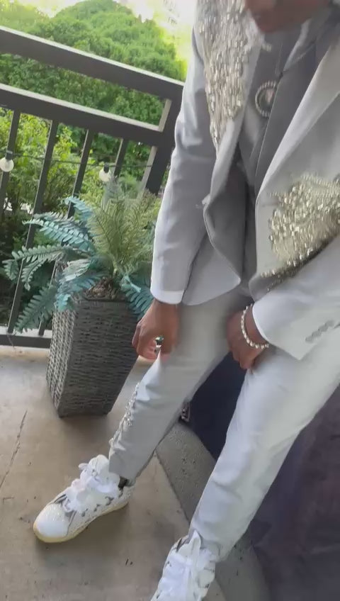 Fully custom diamond Ash suit